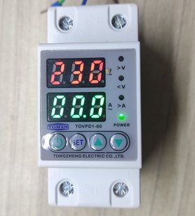 Реле захисту від перепадів напруги TOMZN TOVPD1 220V 63А tovpd1-60EC фото