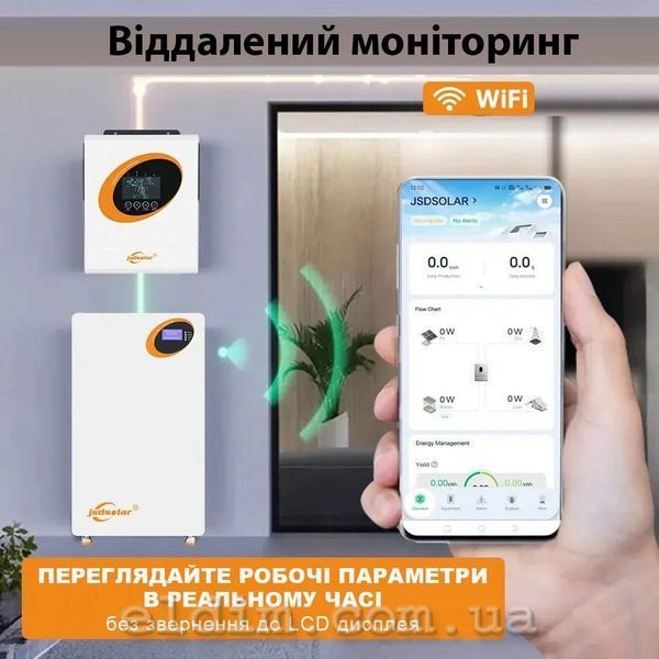 Інвертор JSDSOLAR J6500HC-48, 6,5 кВт, 48В jsd-J6500HC фото