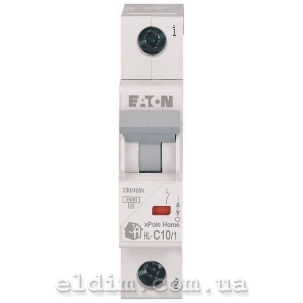 Автоматический выключатель Eaton, HL-C10/1, 1P 10A HL-C10/1 фото