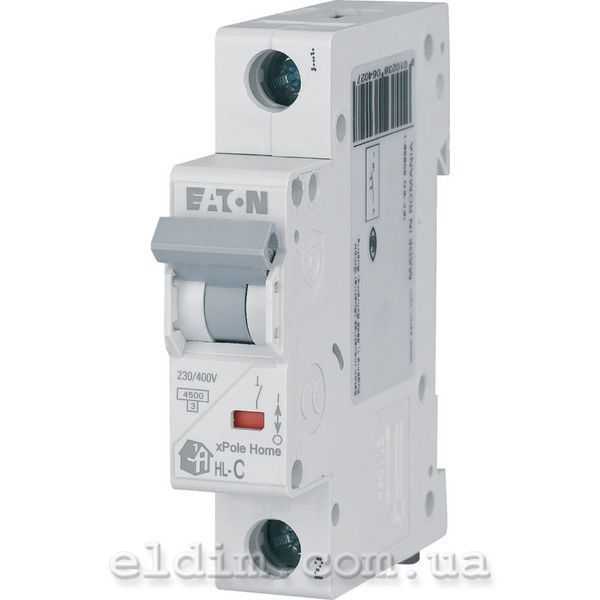 Автоматический выключатель Eaton, HL-C10/1, 1P 10A HL-C10/1 фото